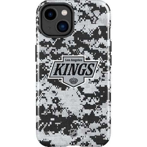NHL Los Angeles Kings Camo iPhone 15 Impact Case